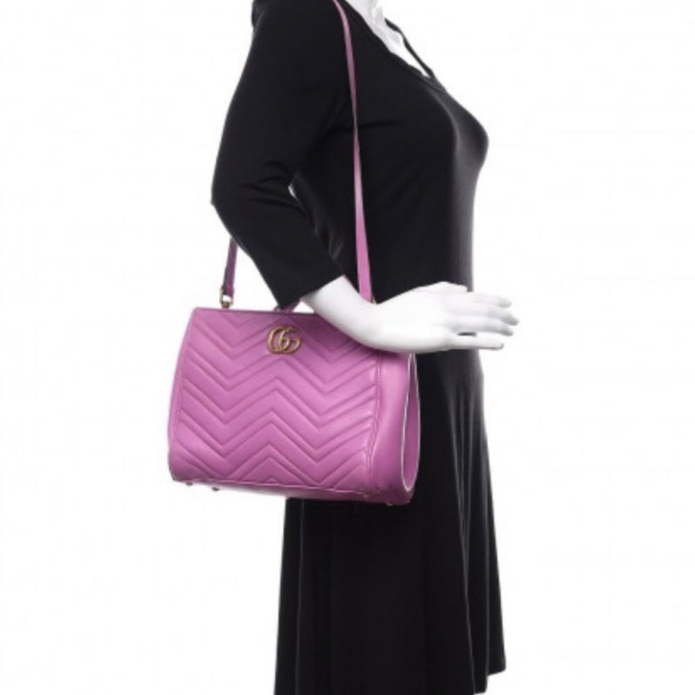 Candy Pink G U C C I B A G - image 8